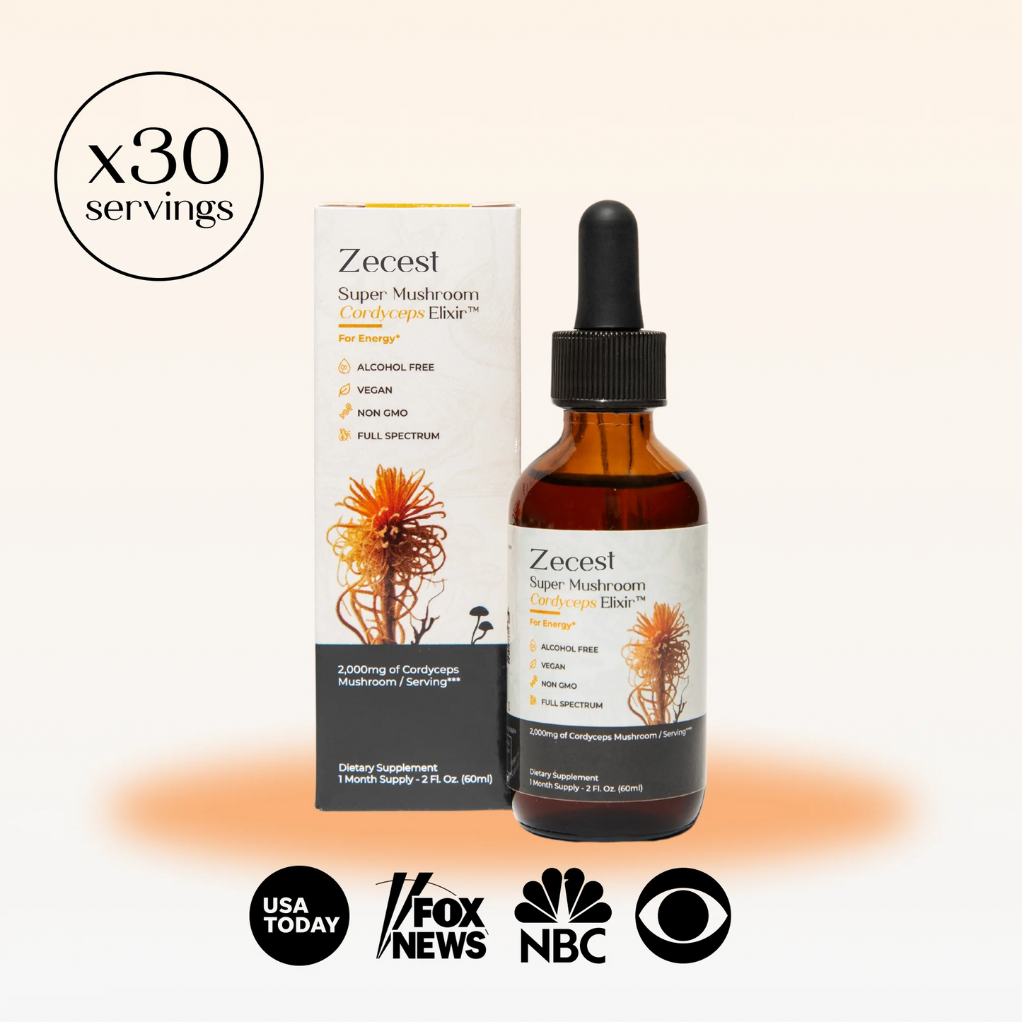 Zecest® Super Mushroom Cordyceps Elixir™