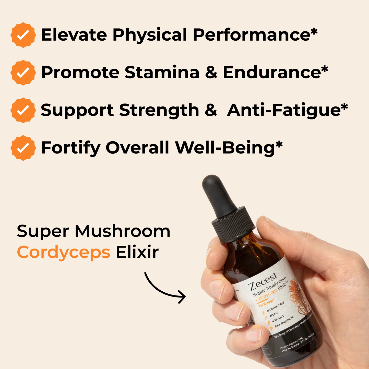 Zecest® Super Mushroom Cordyceps Elixir™