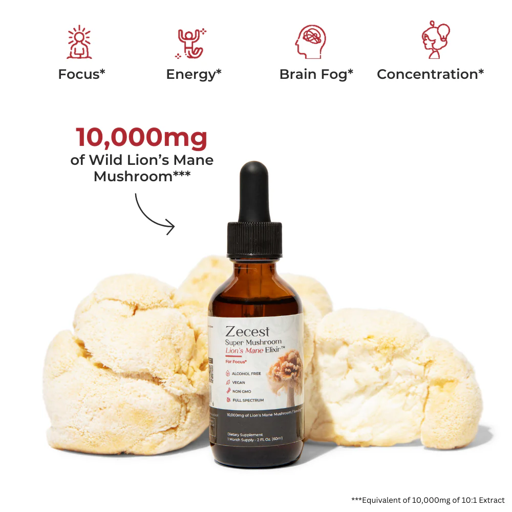 Zecest® Super Mushroom Lion's Mane Elixir™