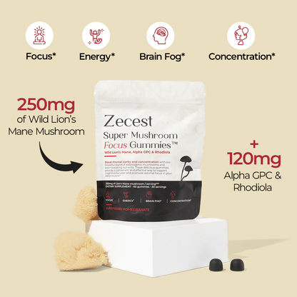 Zecest® Super Mushroom Focus Gummies™