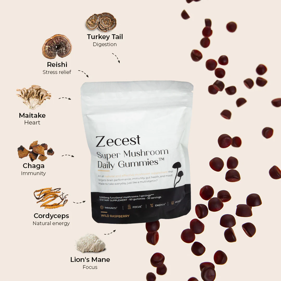 Zecest® Super Mushroom Daily Gummies®
