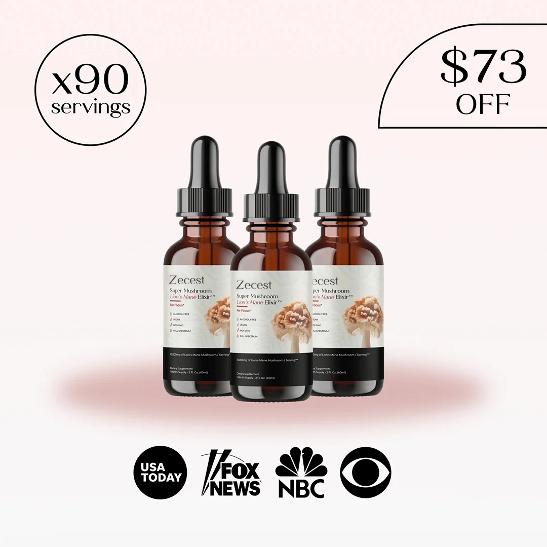 Zecest® Super Mushroom Lion's Mane Elixir™